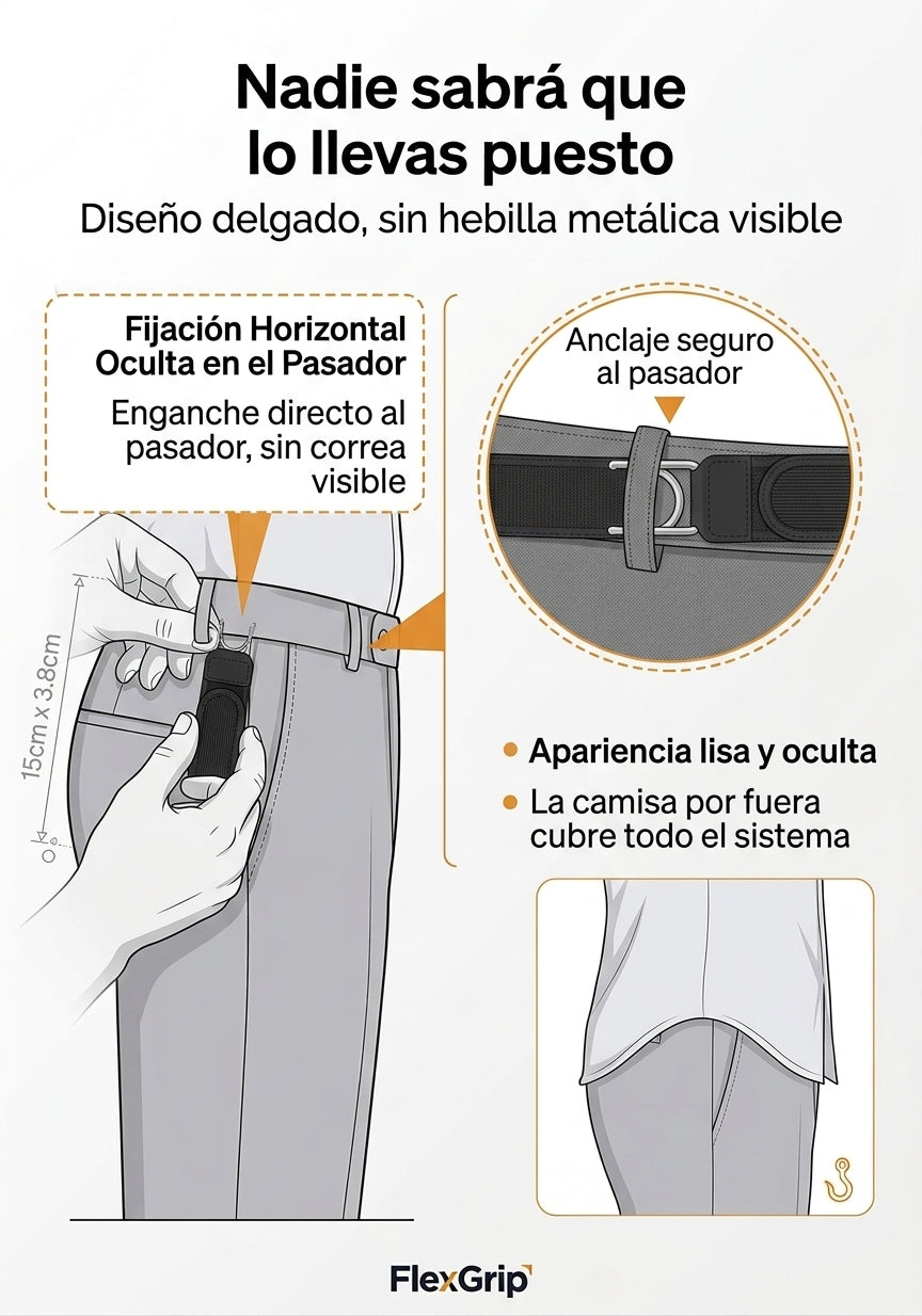 Cinturón Elástico Sin Hebilla